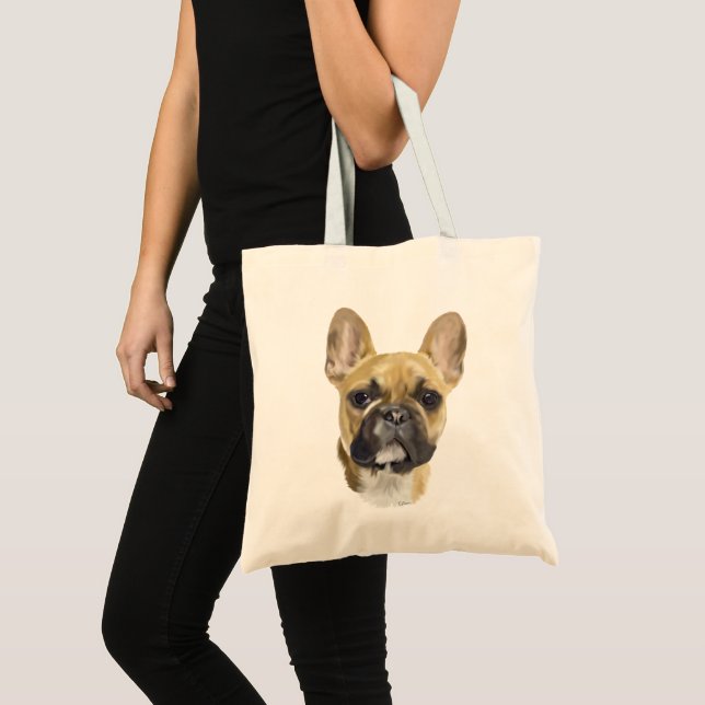 Bolso De Tela Cachorro de Bulldog francés (Anverso (producto))