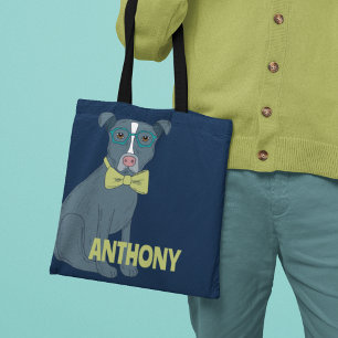 Bolso De Tela Cachorro de cachorro de cerdo con lentes personali