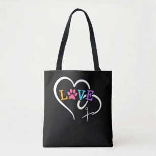Bolso De Tela Cachorro de cachorro picado