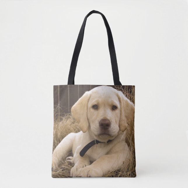 Bolso De Tela cachorro de Labrador Retriever (Anverso)