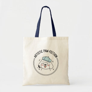 Bolso De Tela Cachorro de Poodle Artístico Doodle Compras Sumini