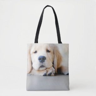 Bolso De Tela Cachorro dorado espantoso