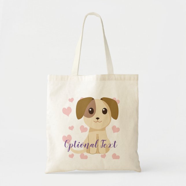 Bolso De Tela Cachorro dulce (Frente)