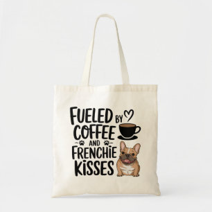 Bolso De Tela Cachorro francés lindo Amante del café Madre Frenc