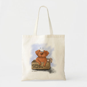 Bolso De Tela Cachorro Gratis Más 1 Dibujo Animado