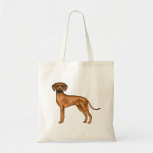 Bolso De Tela Cachorro león africano marrón lindo Rhodesian Ridg