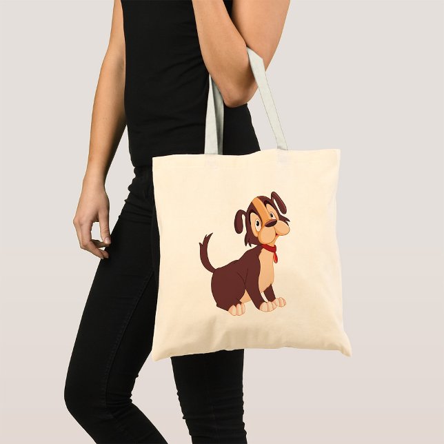 Bolso De Tela Cachorro Marrón Sentado Perro Dulce Feliz (Subido por el creador)