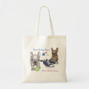 Bolso De Tela Cachorros de Bulldog franceses