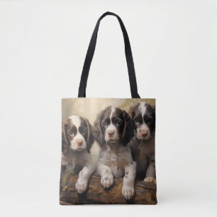 Bolso De Tela Cachorros de espías de la primavera inglesa