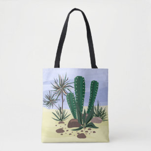 Bolso De Tela Cacti, suculentos.