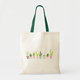 Bolso De Tela Cacti y suculentos