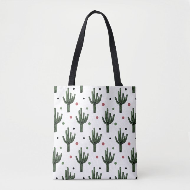 Bolso De Tela Cactus (Anverso)