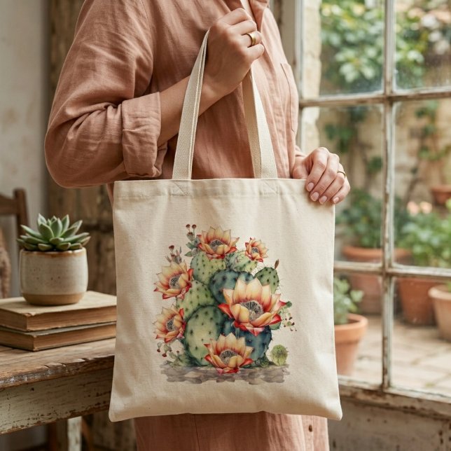 Bolso De Tela Cactus de Flor Amarilla/Naranja (Subido por el creador)