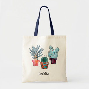 Bolso De Tela Cactus Plants