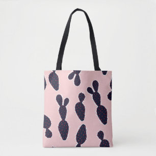 Bolso De Tela Cactus sin costura patrón suave humor y tono dulce