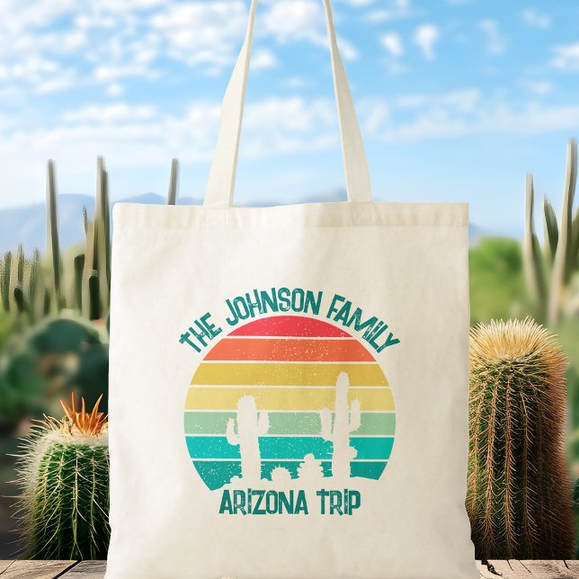 Bolso De Tela Cactus Sunset Personalizado en el Desierto de Ariz (Subido por el creador)