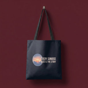 Bolso De Tela Cada Amanecer Reinicia La Historia