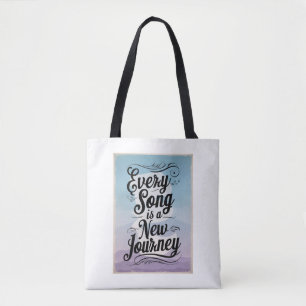 Bolso De Tela Cada Canción Es Un Nuevo Viaje