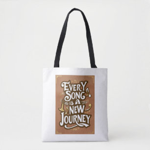 Bolso De Tela Cada Canción Es Un Nuevo Viaje