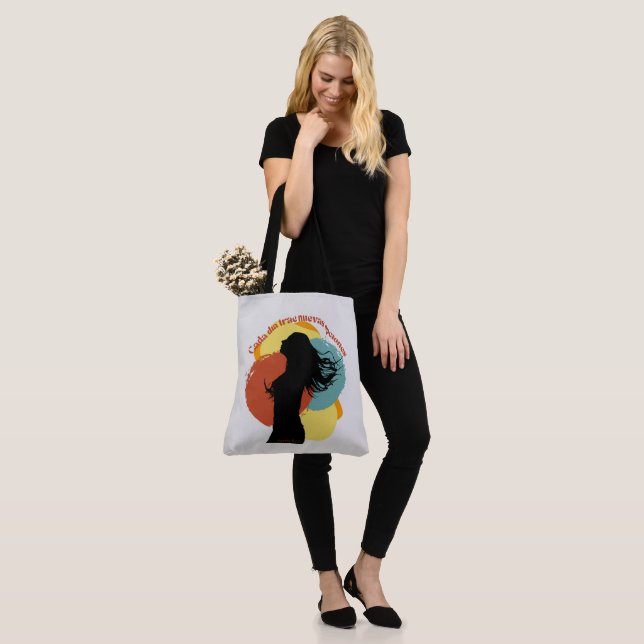 Bolso De Tela Cada dia trae・Español Wording Tee (Puesto)