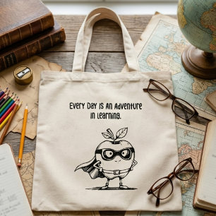 Bolso De Tela Cada Día una Aventura en el Aprendizaje Educador