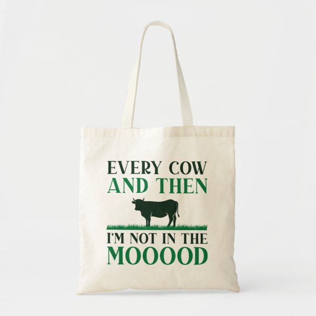 Bolso De Tela Cada Vaca Y Después (Frente)