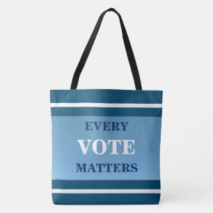 Bolso De Tela Cada voto importa, doble cara