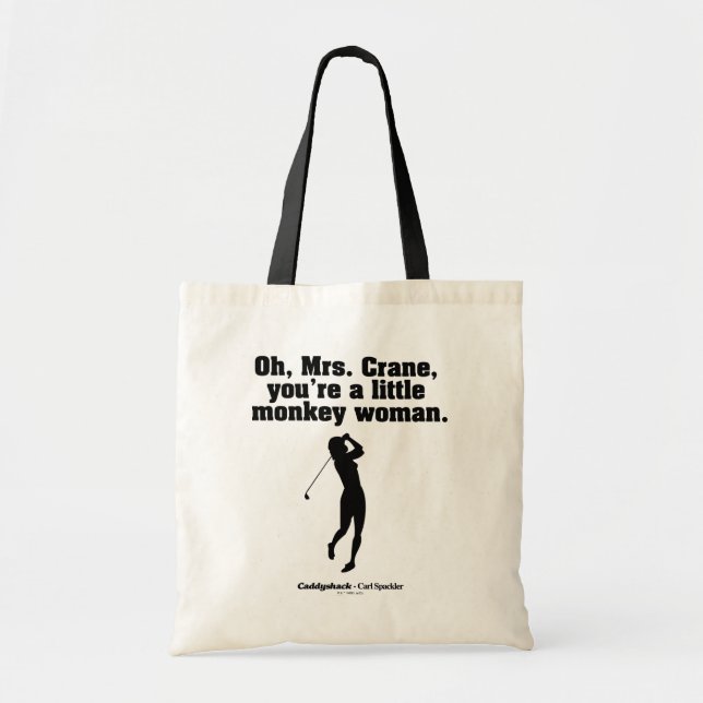Bolso De Tela Caddyshack | Oh Sra. Crane (Frente)