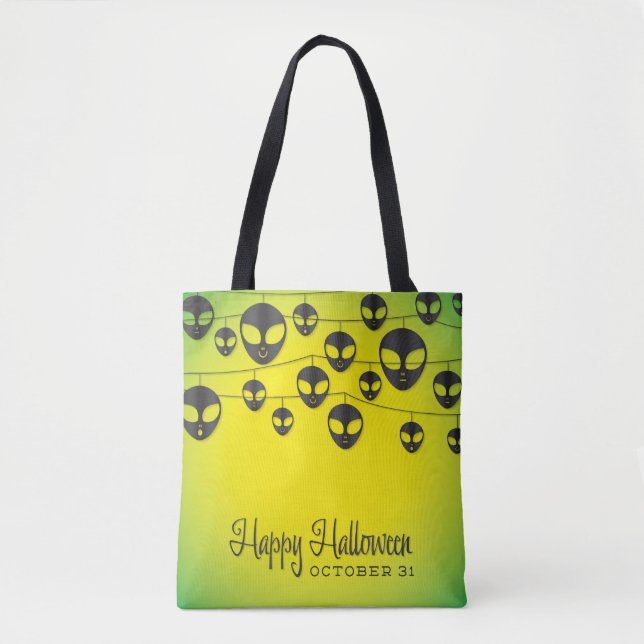 Bolso De Tela Cadena Alien (Anverso)