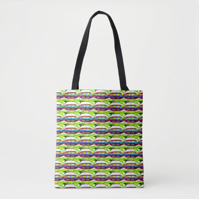 Bolso De Tela Cadenas atómicas (Anverso)