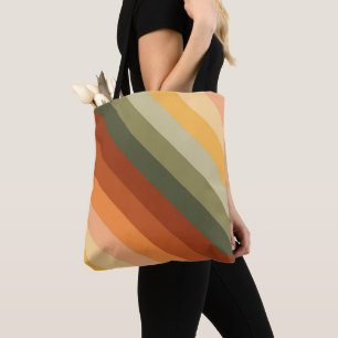 BOLSO DE TELA CADENAS DE DIAGONAL AMARILLO DE NARANJA ROJO VERDE