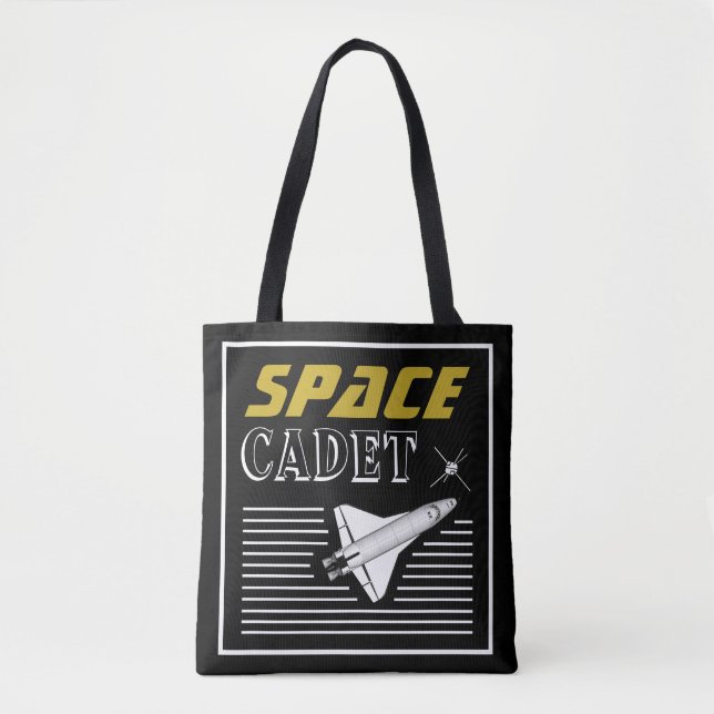Bolso De Tela Cadete espacial, naves espaciales (Anverso)