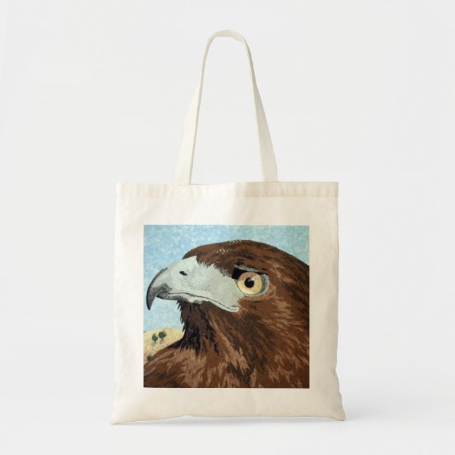 Bolso De Tela Cadir - Halcón de cola roja (Frente)