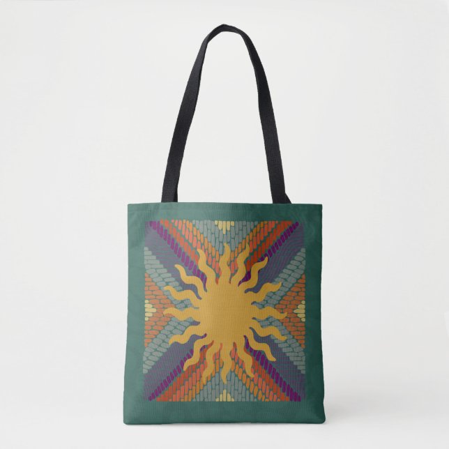 Bolso De Tela Cae Sunshine Mosaic (Anverso)