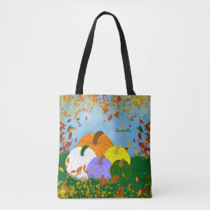 Bolso De Tela Caer en otoño