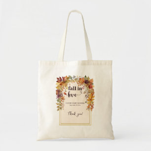 Bolso De Tela Caer Enamorada Del Bebé El Otoño Deja El Tote De D