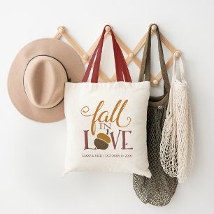 Bolso De Tela Caer enamorada   Favor de la boda de maíz de otoño