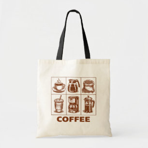 Bolso De Tela Café