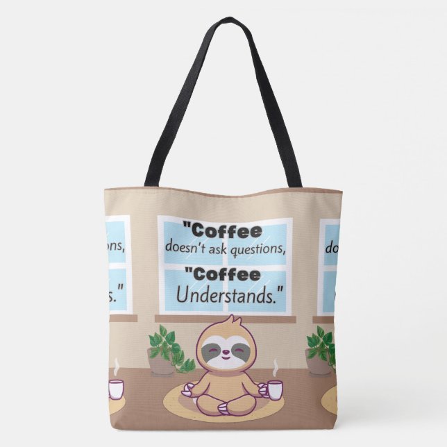 BOLSO DE TELA CAFÉ (Reverso)