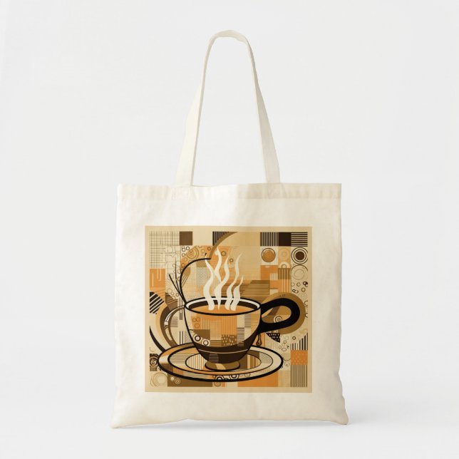 Bolso De Tela Café (Frente)