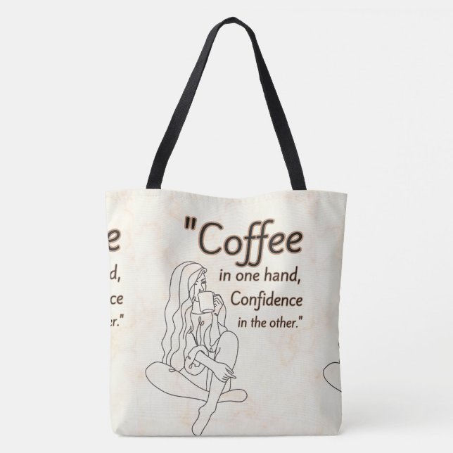 BOLSO DE TELA CAFÉ (Reverso)