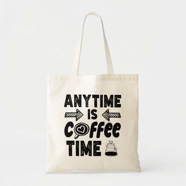 Bolso De Tela Café Café Caffeine Lover Guay Presente (Frente)