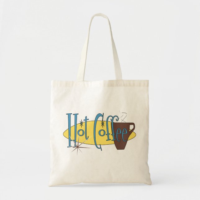 Bolso De Tela Café caliente (Frente)