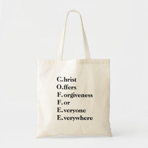 Bolso De Tela Café cristiano