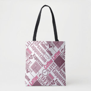 Bolso De Tela Café de amor