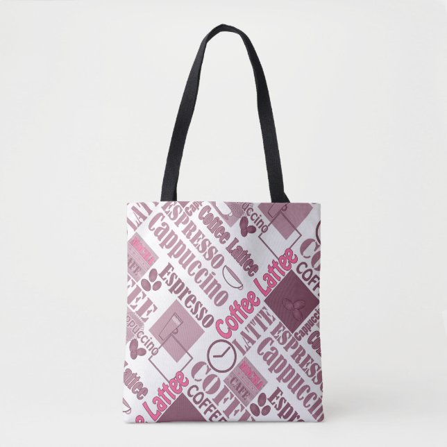 Bolso De Tela Café de amor (Anverso)