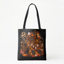 Café de Tetera Encantada Fantasma Gato Negro Hallo