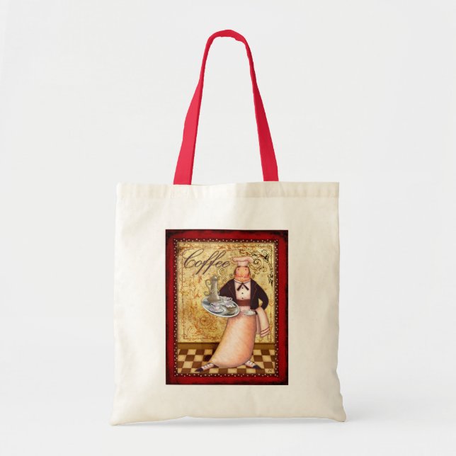 Bolso De Tela Café del cocinero (Frente)