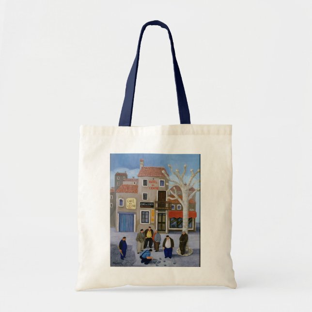 Bolso De Tela Cafe du Centre (Frente)