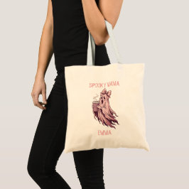 Bolso De Tela Café Embrujado de Mamá Coqueta Personalizado